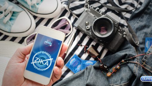 Durex Mobile smart phone condom youth camera